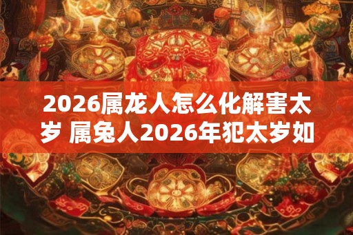 2026属龙人怎么化解害太岁 属兔人2026年犯太岁如何破