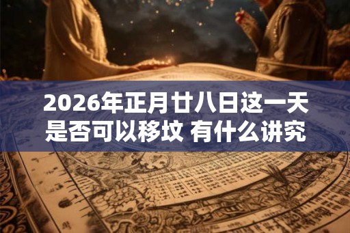 2026年正月廿八日这一天是否可以移坟 有什么讲究