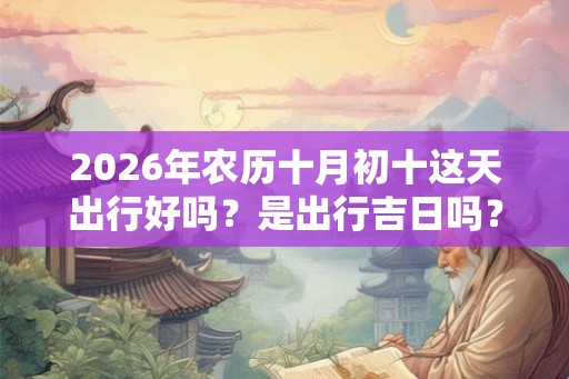 2026年农历十月初十这天出行好吗？是出行吉日吗？