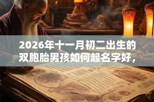 2026年十一月初二出生的双胞胎男孩如何起名字好,五行属相是什么 2026年十一月初二出生的双胞胎男孩如何起名字好,五行属相是什么