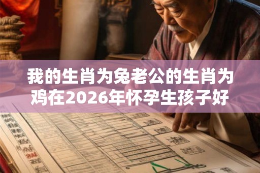 我的生肖为兔老公的生肖为鸡在2026年怀孕生孩子好不好？