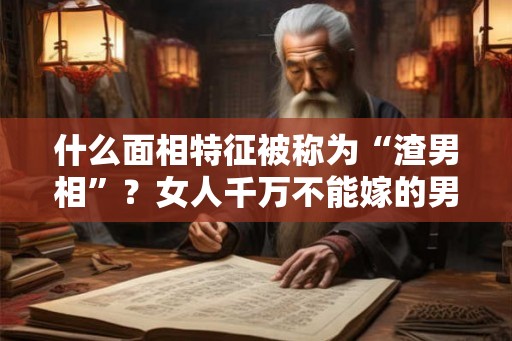 什么面相特征被称为“渣男相”？女人千万不能嫁的男人面相！