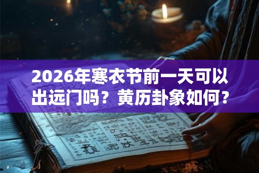 2026年寒衣节前一天可以出远门吗？黄历卦象如何？