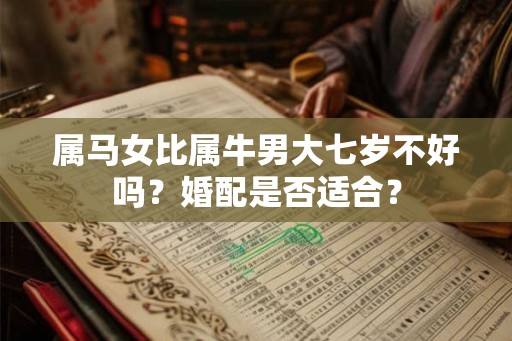 属马女比属牛男大七岁不好吗？婚配是否适合？