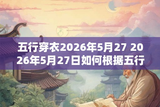 五行穿衣2026年5月27 2026年5月27日如何根据五行穿衣