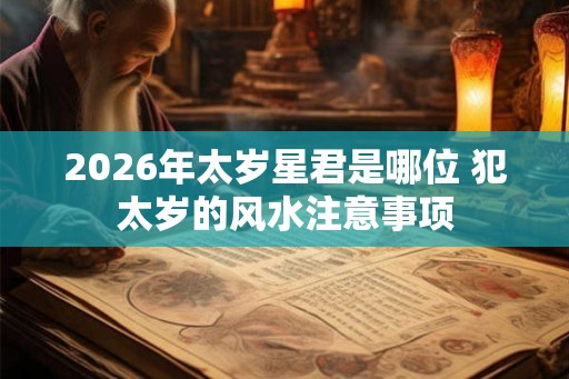 2026年太岁星君是哪位 犯太岁的风水注意事项