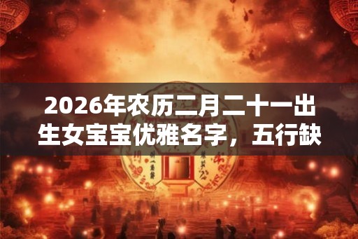 2026年农历二月二十一出生女宝宝优雅名字,五行缺什么? 2026年农历二月二十一出生女宝宝优雅名字,五行缺什么?