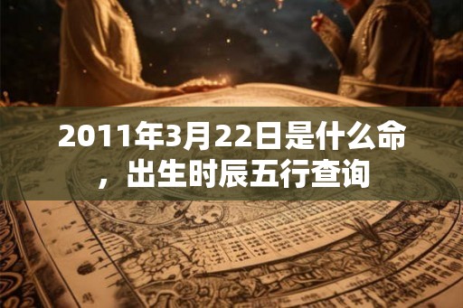 2011年3月22日是什么命，出生时辰五行查询