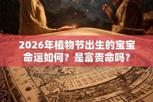 2026年植物节出生的宝宝命运如何？是富贵命吗？