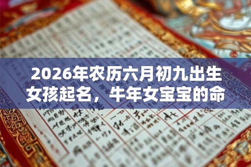 2026年农历六月初九出生女孩起名，牛年女宝宝的命运如何？