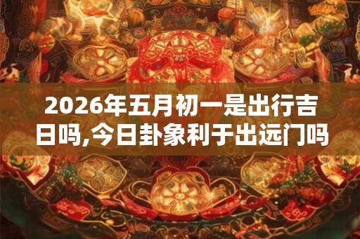 2026年五月初一是出行吉日吗,今日卦象利于出远门吗