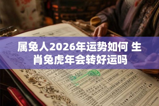 属兔人2026年运势如何 生肖兔虎年会转好运吗