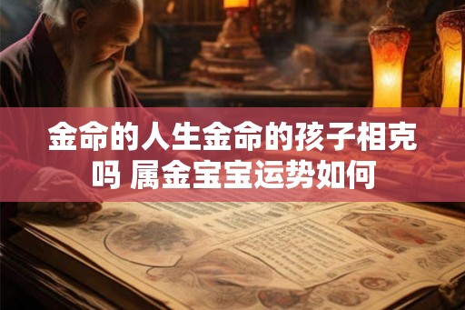 金命的人生金命的孩子相克吗 属金宝宝运势如何