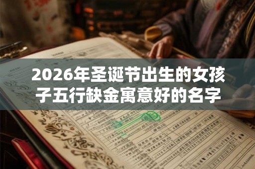 2026年圣诞节出生的女孩子五行缺金寓意好的名字 2026年圣诞节出生的女孩子五行缺金寓意好的名字