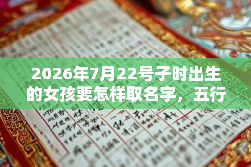 2026年7月22号子时出生的女孩要怎样取名字，五行是什么