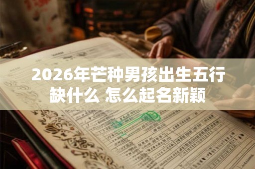 2026年芒种男孩出生五行缺什么 怎么起名新颖 2026年芒种男孩出生五行缺什么 怎么起名新颖