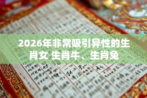 2026年非常吸引异性的生肖女 生肖牛、生肖兔 2026年非常吸引异性的生肖女 生肖牛、生肖兔