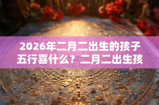 2026年二月二出生的孩子五行喜什么?二月二出生孩子名字推荐 2026年二月二出生的孩子五行喜什么?二月二出生孩子名字推荐