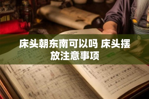 床头朝东南可以吗 床头摆放注意事项