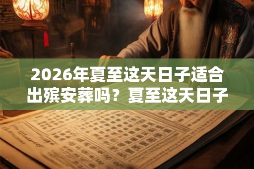 2026年夏至这天日子适合出殡安葬吗？夏至这天日子好吗？