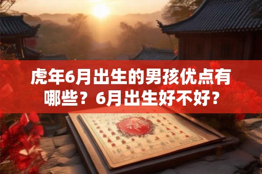 虎年6月出生的男孩优点有哪些?6月出生好不好? 虎年6月出生的男孩优点有哪些?6月出生好不好?