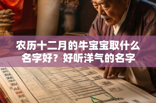 农历十二月的牛宝宝取什么名字好？好听洋气的名字