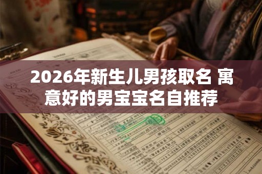 2026年新生儿男孩取名 寓意好的男宝宝名自推荐