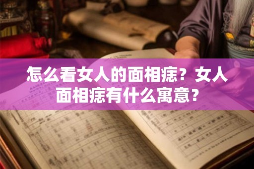 怎么看女人的面相痣？女人面相痣有什么寓意？