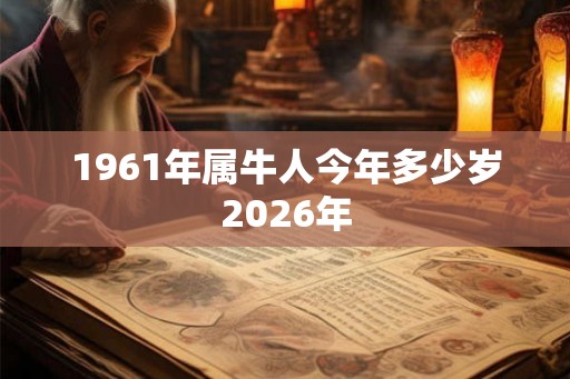 1961年属牛人今年多少岁2026年 1961年属牛人今年多少岁2026年