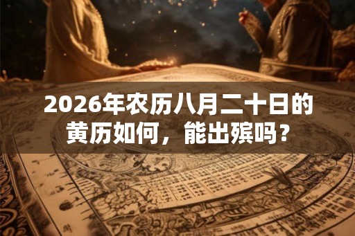 2026年农历八月二十日的黄历如何，能出殡吗？