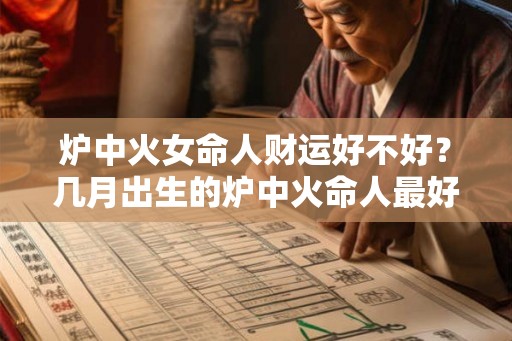 炉中火女命人财运好不好？几月出生的炉中火命人最好？