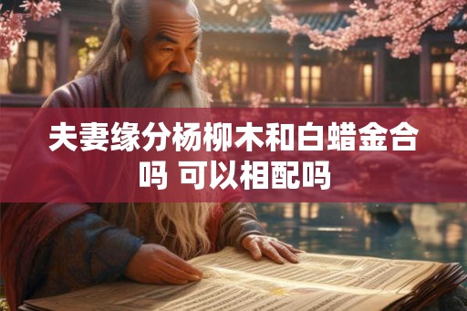 夫妻缘分杨柳木和白蜡金合吗 可以相配吗