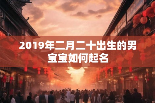 2019年二月二十出生的男宝宝如何起名