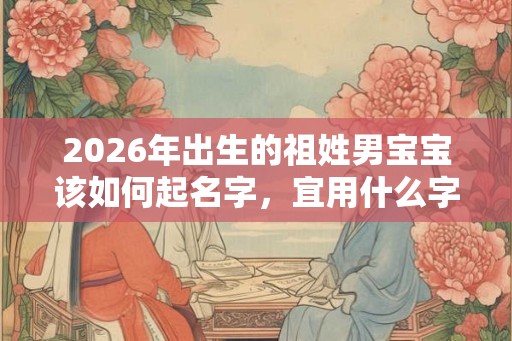 2026年出生的祖姓男宝宝该如何起名字,宜用什么字。 2026年出生的祖姓男宝宝该如何起名字,宜用什么字。