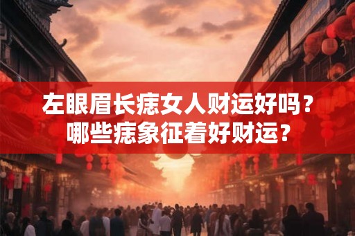 左眼眉长痣女人财运好吗?哪些痣象征着好财运? 左眼眉长痣女人财运好吗?哪些痣象征着好财运?