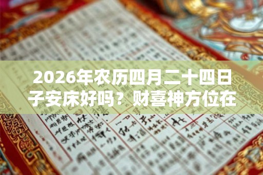 2026年农历四月二十四日子安床好吗？财喜神方位在哪？