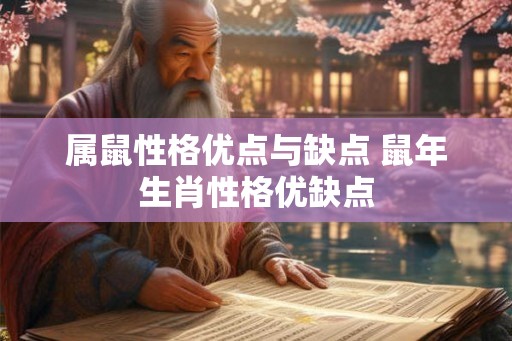 属鼠性格优点与缺点 鼠年生肖性格优缺点 属鼠性格优点与缺点 鼠年生肖性格优缺点