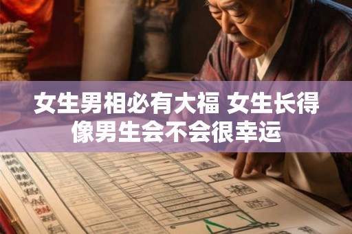 女生男相必有大福 女生长得像男生会不会很幸运