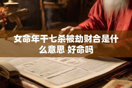 女命年干七杀被劫财合是什么意思 好命吗