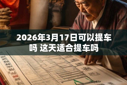 2026年3月17日可以提车吗 这天适合提车吗