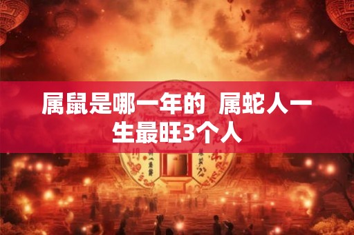 属鼠是哪一年的  属蛇人一生最旺3个人
