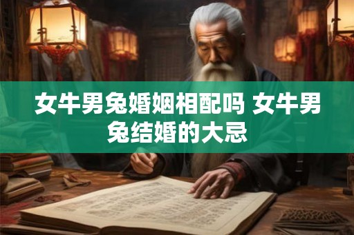 女牛男兔婚姻相配吗 女牛男兔结婚的大忌 女牛男兔婚姻相配吗 女牛男兔结婚的大忌
