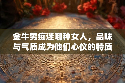 金牛男痴迷哪种女人，品味与气质成为他们心仪的特质