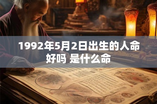 1992年5月2日出生的人命好吗 是什么命