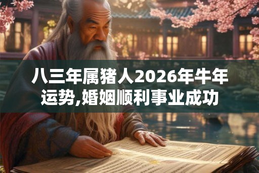 八三年属猪人2026年牛年运势,婚姻顺利事业成功