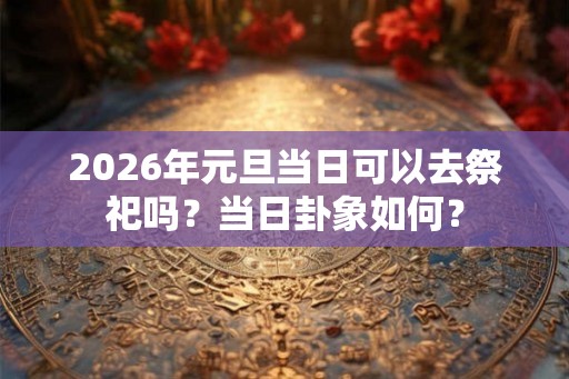 2026年元旦当日可以去祭祀吗？当日卦象如何？