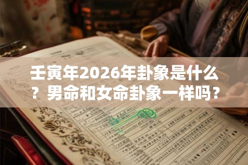 壬寅年2026年卦象是什么？男命和女命卦象一样吗？