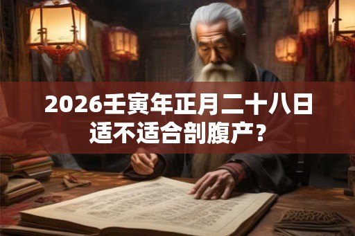 2026壬寅年正月二十八日适不适合剖腹产？