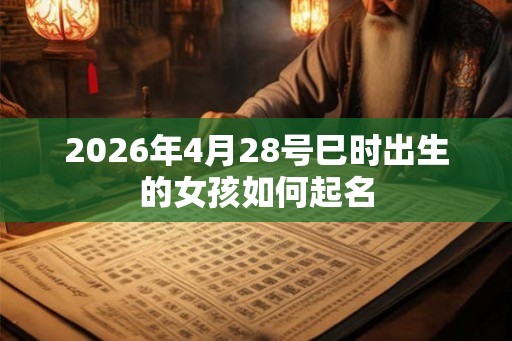 2026年4月28号巳时出生的女孩如何起名