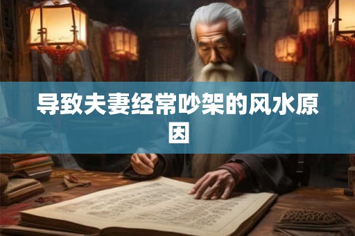 导致夫妻经常吵架的风水原因